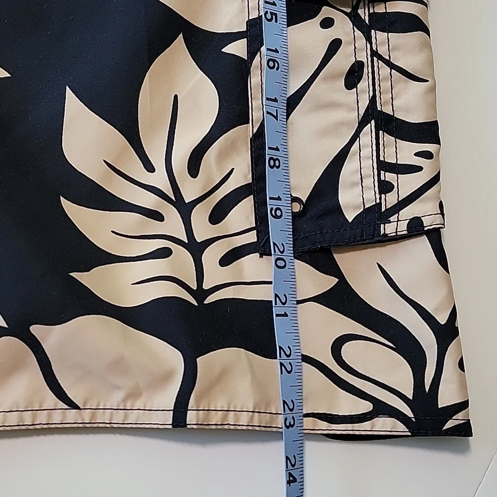 Hawaiian Performance Surf Wear Board Shorts Floral Flowers Swimsuit Trunks 42